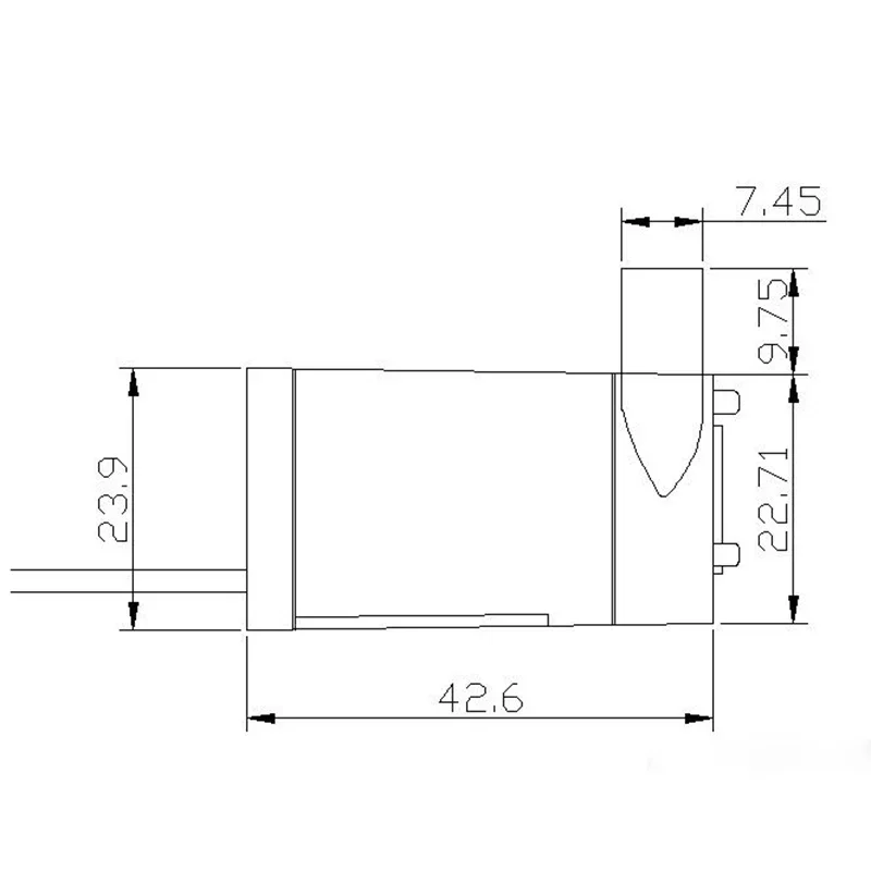 DC 3V-5V Micro Horizontal Submersible Water Pump IP68 Waterproof for Fish Water Tank Aquarium Fountain