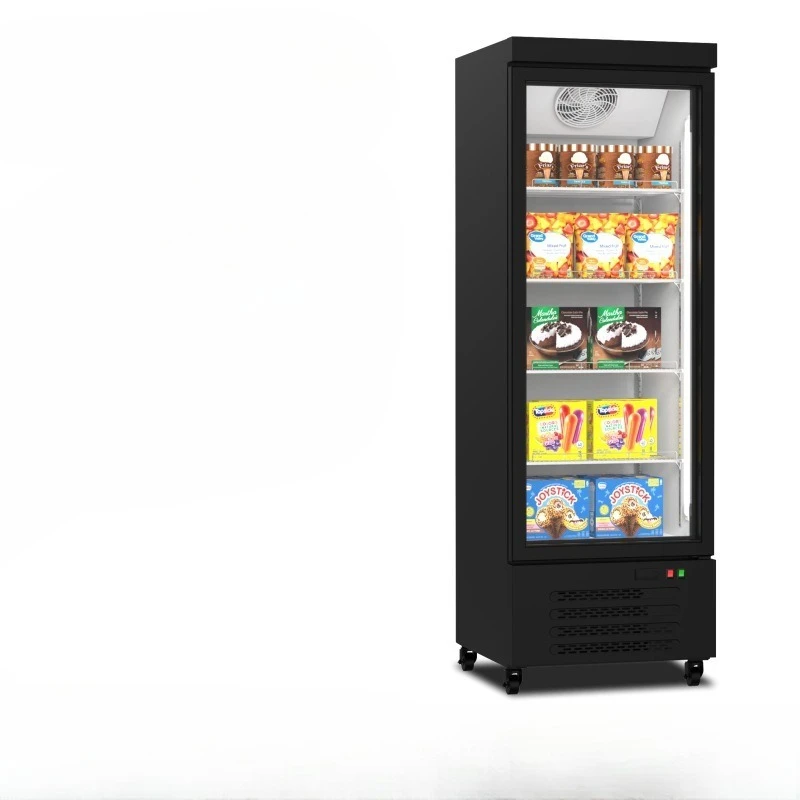 Single door display freezer restaurant food storage freezer