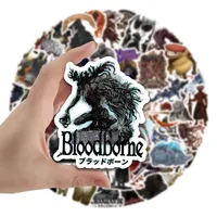 50pcs Horror Game DARK SOULS Stickers Thriller Anime Decals Waterproof DIY Skateboard Laptop Motorcycle Cool Sticker Toys