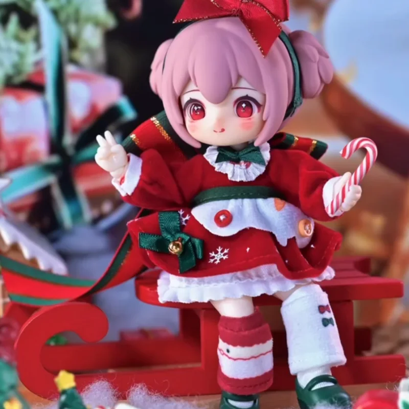 Genuino Navidad Nagi Animal jardín de infantes deseos fiesta serie Bjd muñeca de acción juguetes exquisitos figuras coleccionables de moda