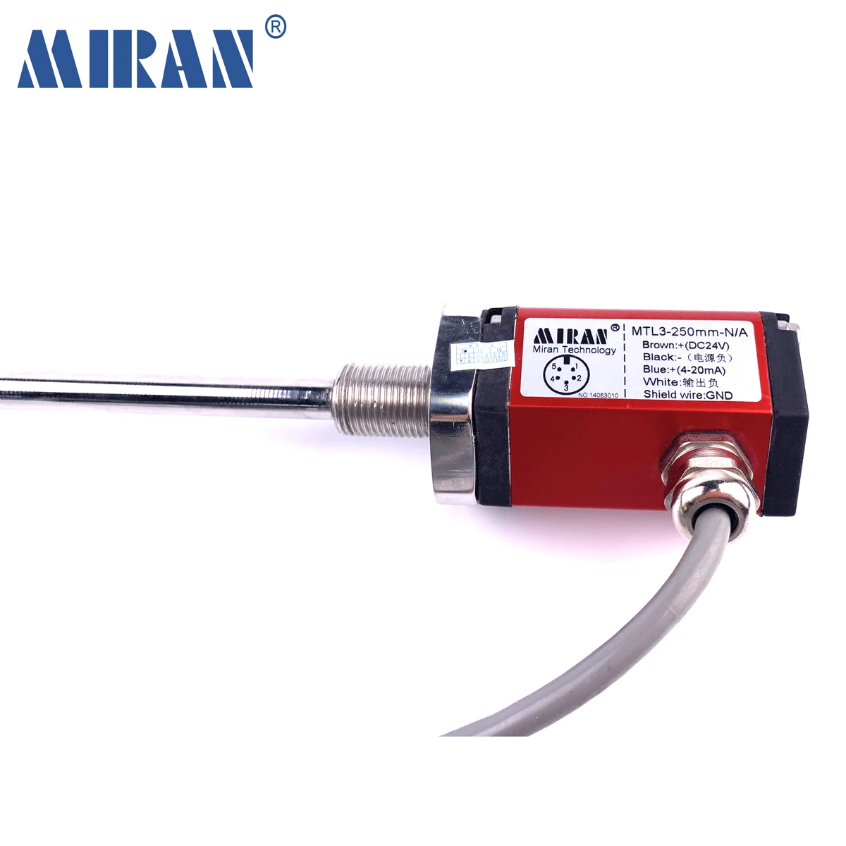 Miran MTL3 325mm-650mm Build-in Type Magnetostrictive Displacement Sensor Magnetostrictive Position Transducer China Factory