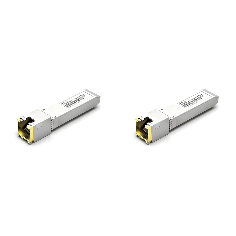 2X módulo SFP + interruptor RJ45 conector GBIC 10G Cable de cobre SFP 10G puerto eléctrico módulo óptico puerto Ethernet-BCBW