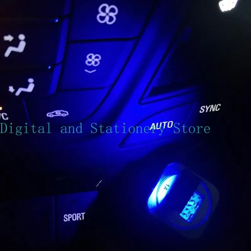 Y1UB Mini USB LED RGB Umgebungsleuchte Helligkeit einstellbare 8 Farbveränderliche Lampe