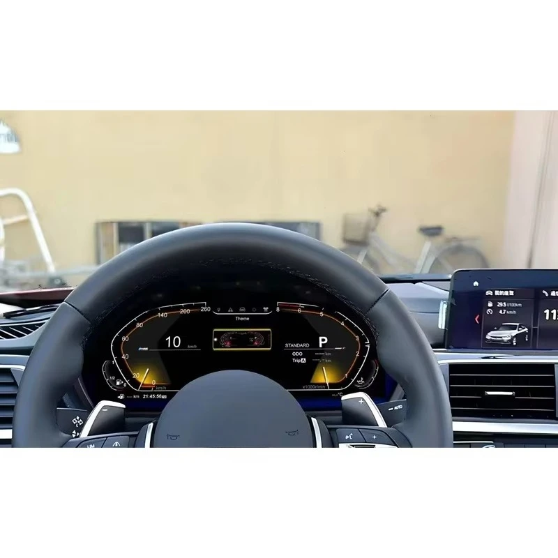 10.25 بوصة شاشة LCD لوحة العدادات لوحة القيادة عداد السرعة الرقمي العنقودية ل 3 سلسلة E90 E92 E60 2005-2012