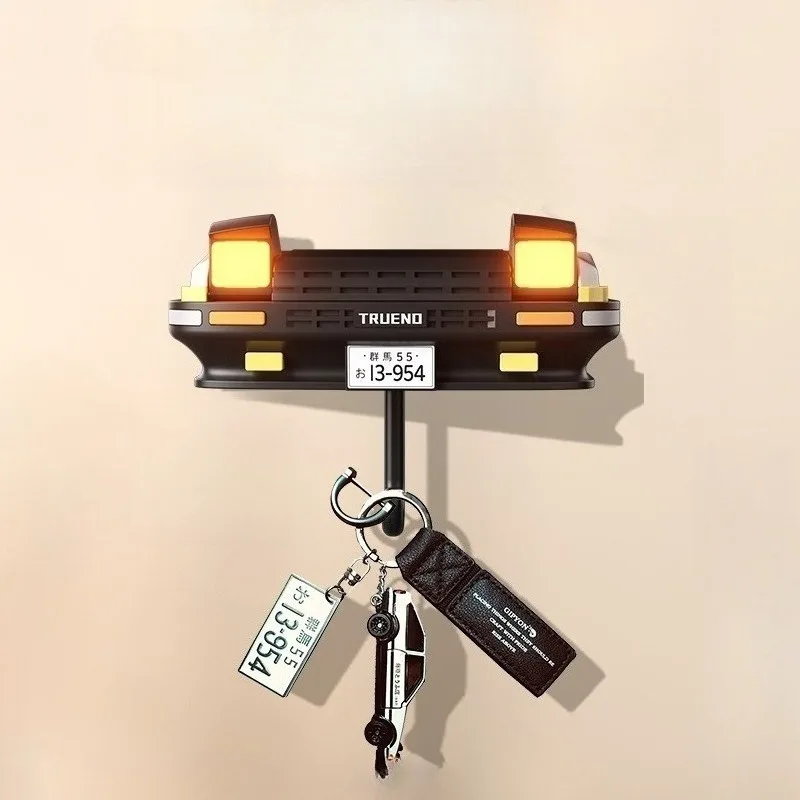 AE86 Car Headlight Wall Key Holder Room Accessories Wall-Mounted Key Hanger Hook For Car Enthusiasts Gifts Boyfriend Gift Hook