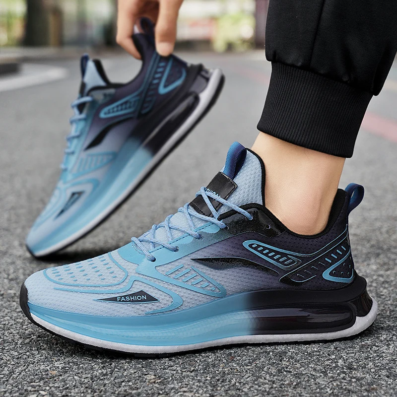 Men'sCasual Sneakers Summers Fashion Breathable Soft-Sole Outdoor Speed Running Shoes Students Light Racing Sports Shoes