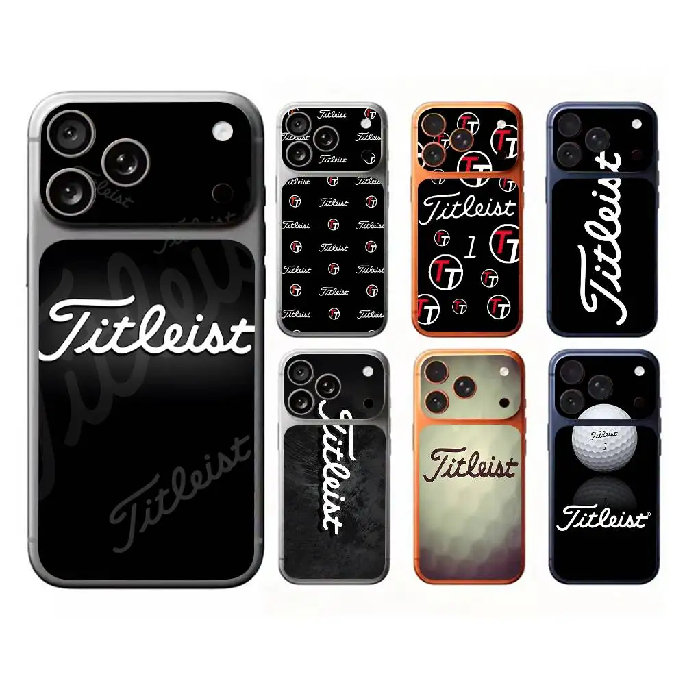 Protector Adhesivo para Cámara y Parte Trasera del Teléfono con Diseño de Pelota de Golf T-TitleisteS para iPhone 17 Pro 17 Pro Max (No es una Funda)