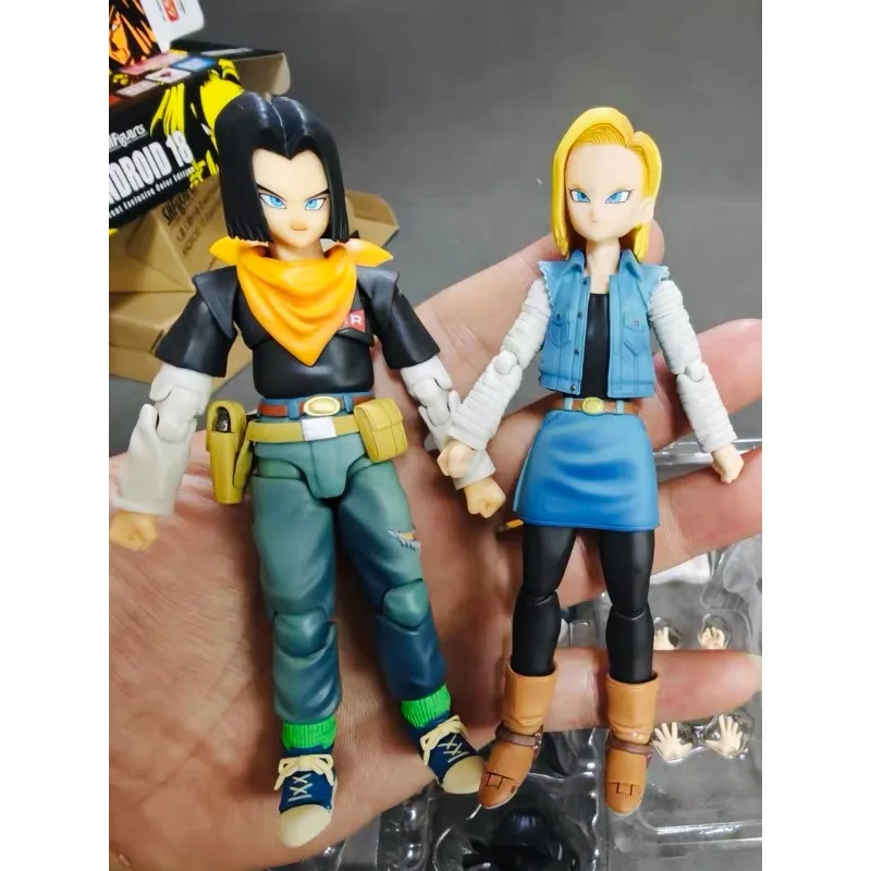 

In Stock Toy Model Figure, Dragon Ball Super Z SHF Android 17 Limited Edition Bandai Action Figure