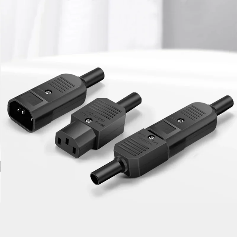 Elektrische Zekering Socket 3Pin IEC320 C14 Computer Mount Outlet LED 250V Tuimelschakelaar Messing 10A Zekering Inlaat plug Connector