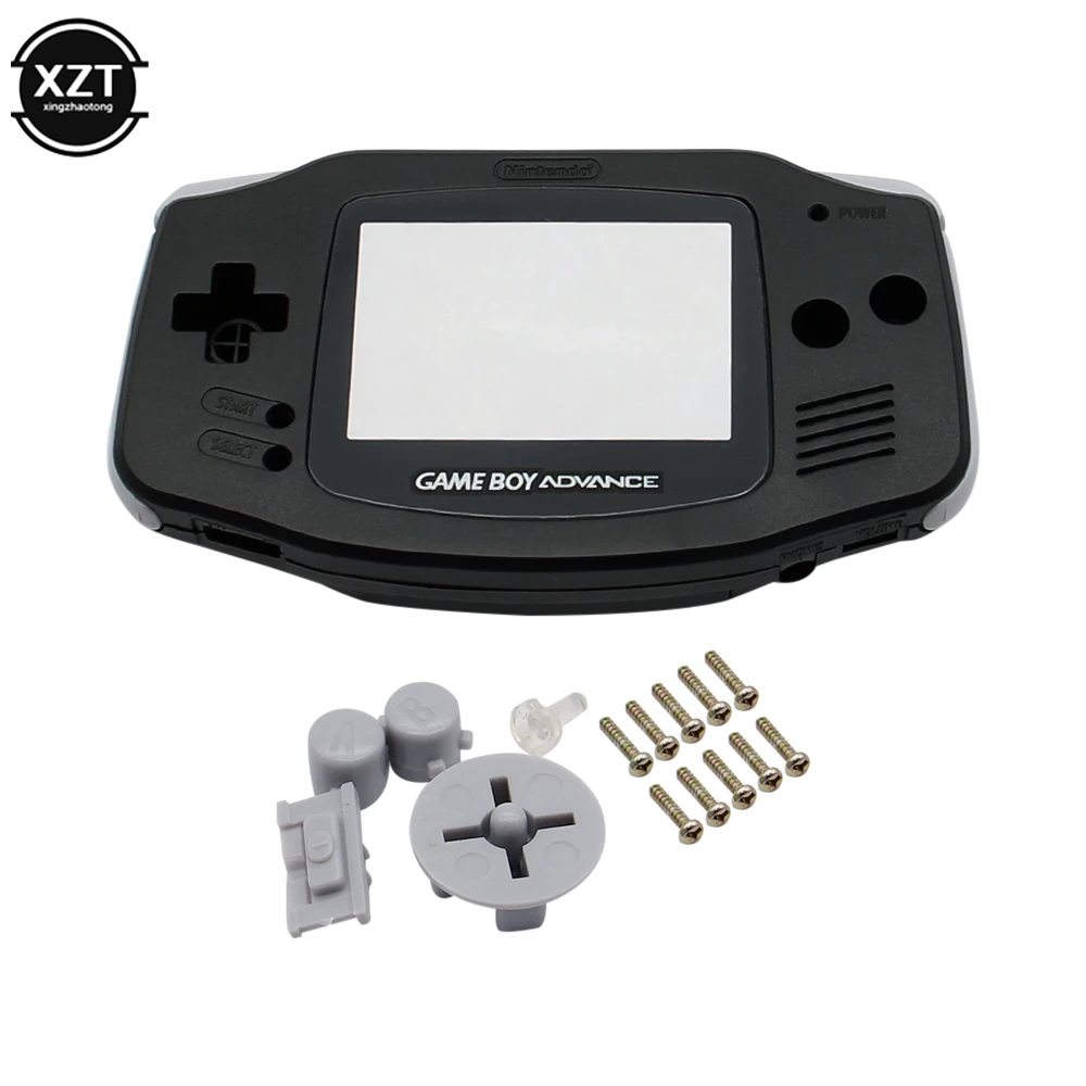 Carcasa colorida para Nintendo Gameboy GBA, carcasa dura con reemplazo de lente de pantalla, kit de carcasa para Gameboy Advance, nueva