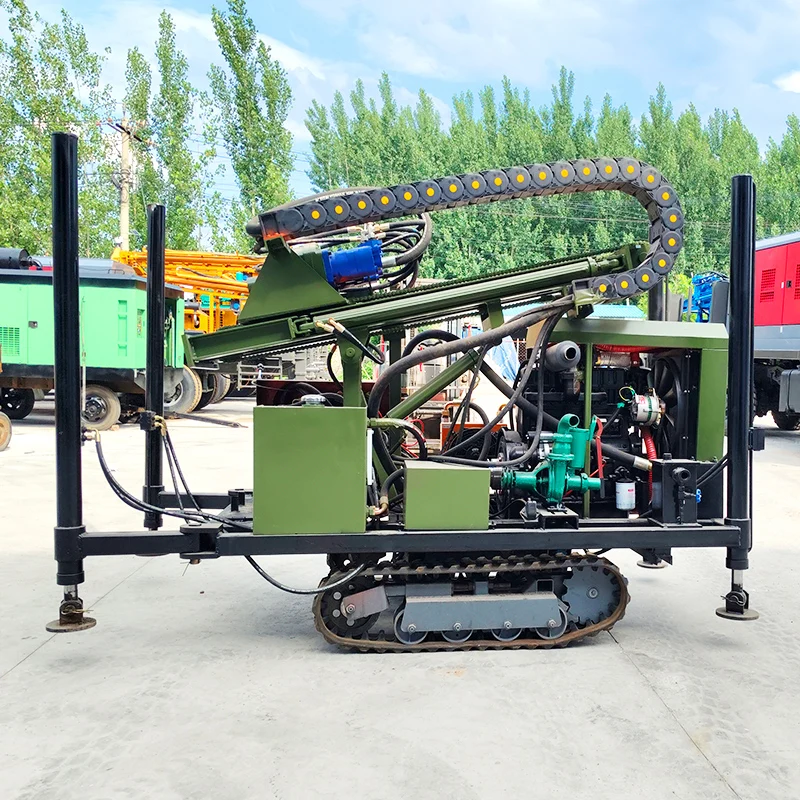 

Customized 200m Crawler Water Well Drilling Rig Diesel Hydraulic Rotary Efficient High Quality Drilling Machine