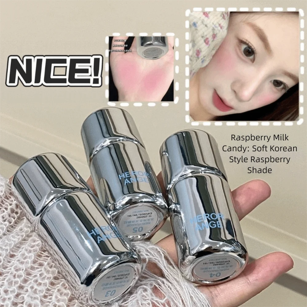 أحمر الخدود السائل المرطب الساخن متعدد الوظائف مع لوشن أحمر الخدود برأس إسفنجي كريم أحمر الخدود غير اللامع يدوم طويلاً يضيء الوجه #2