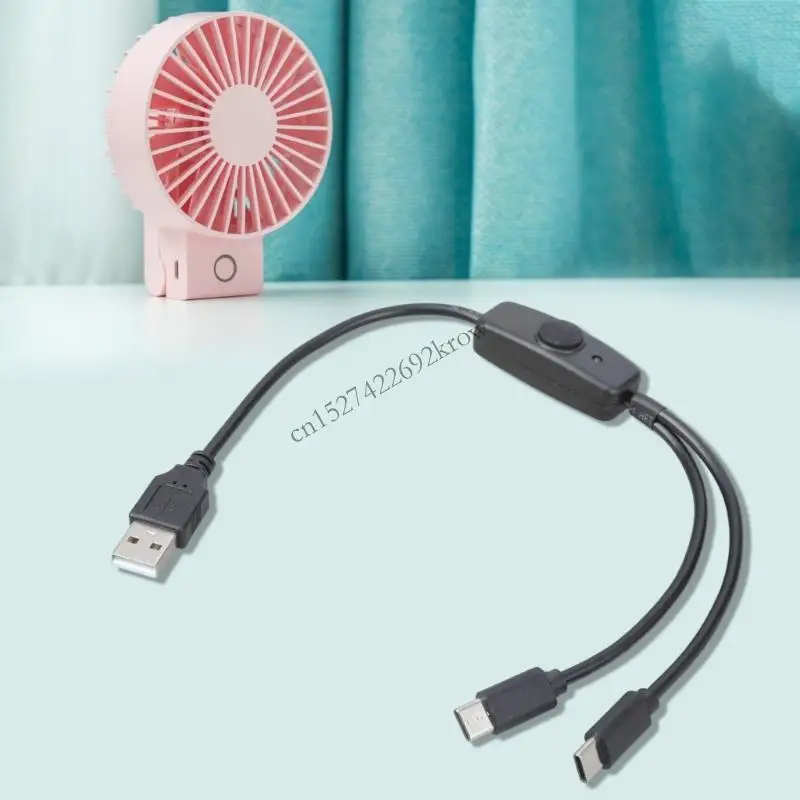 R9cb 2 في 1 كبل شحن متعدد الشحن USB إلى USB C موصلات سلك لأجهزة الهواتف