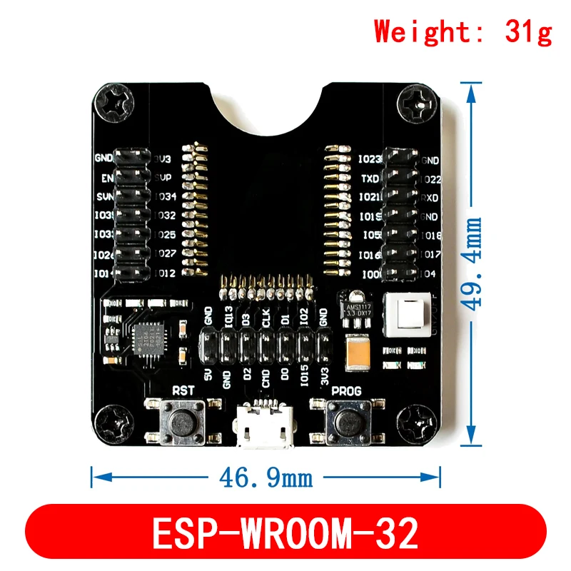 ESP8266 ESP-WROOM-32 ESP32-WROVER Development Board Test Programmer Socket Downloader for ESP-01 ESP-12F ESP-07S ESP-12S ESP32