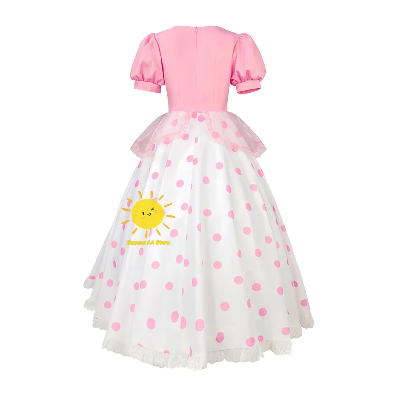 Beast Kingdom Anime Bo Peep Cosplay Toy Story Cosplay Kostuum Roze Witte Jurk Hoed Bo Peep Halloween Carnaval Cos Volwassen Vrouwen