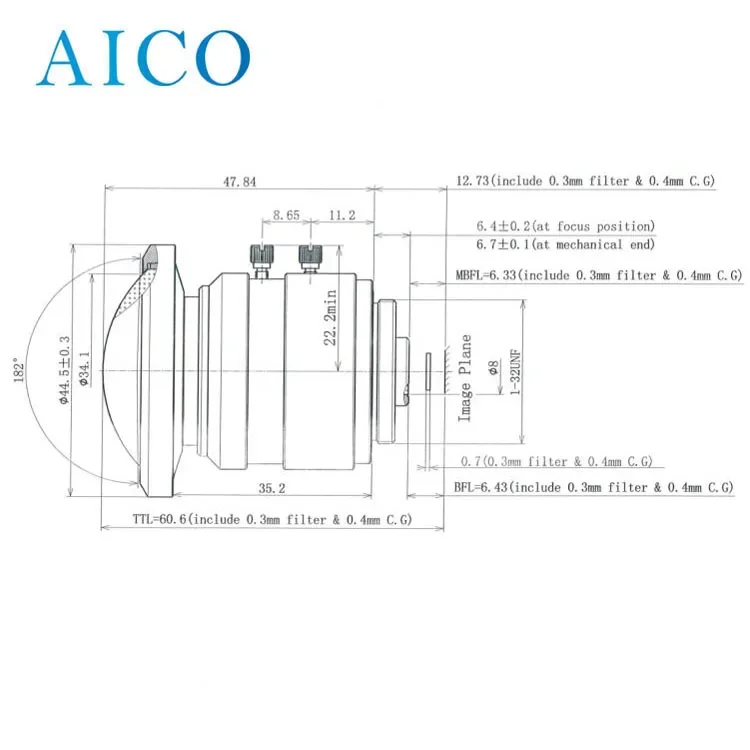 1/2 "F1.4 1.4 مللي متر 5mp 182 درجة دليل القزحية C أو CS جبل عدسة عين السمكة