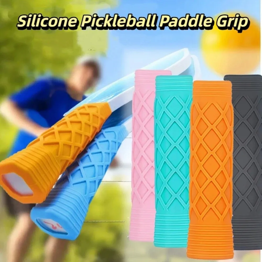 

Silicone Pickleball Paddle Grip Cover Non-Slip Replacement Pickleball Racket Handle Sleeve Reusable Pickleball Racket Overgrip