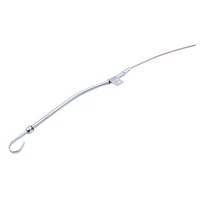 Palo de inmersión de tubo de varilla de nivel de aceite de motor de venta caliente para motor Ford SB 1965-1987 260 289 302 347 351W acero cromado, Dipstic de aceite de motor