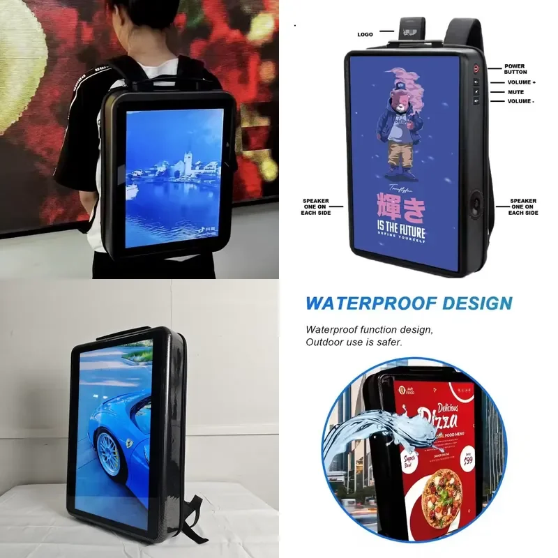 Designed for dynamic outdoor marketing campaigns, this portable backpack billboard empowers businesses and event promoters to