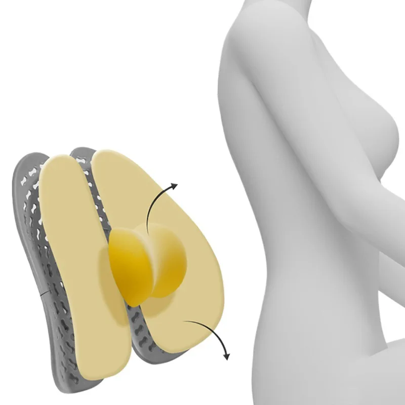 

Ergonomic waist cushion office workstation sedentary back cushion chair seat waist support