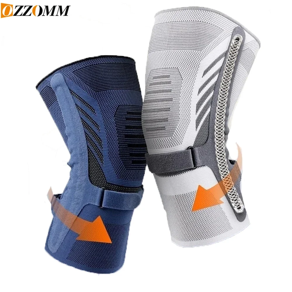 

1Piece Knee Compression Sleeve - Knee Braces Support with Side Stabilizers & Patella Tendon Strap for Workout,Arthritis,Sports