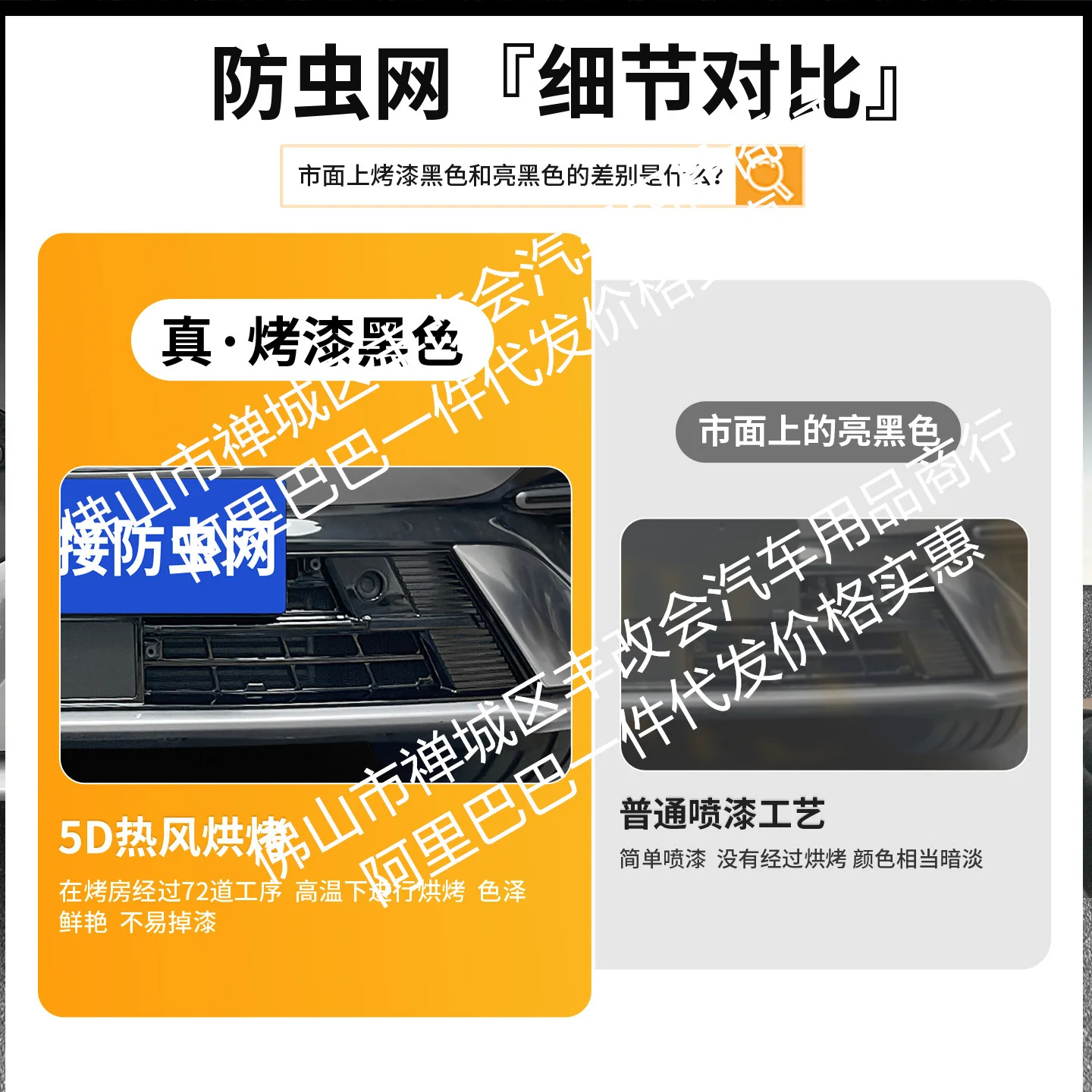 Car Insect Proof Net Front Grille Mesh Insert One Piece Welded Black Modified Decorative Strip For Geely Xingyue L