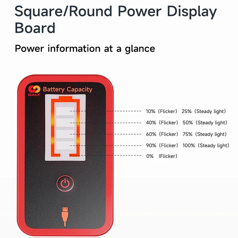 Smart BMS Accessory Wifi Bluetooth Heating UART RS485 Cable CANbus Power Board NTC LCD Dispay for Daly 4S 8S 14s 16S 20S BMS
