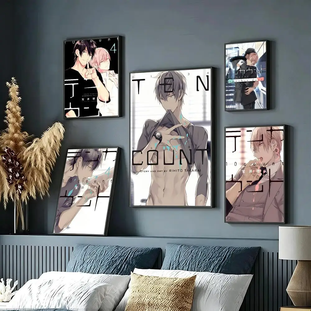 manga Ten Count Poster HD Poster Sophisticated Modern Aesthetic Wall Art For Living Room Bedroom Office Cafe Decor