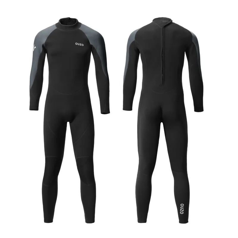 

1.5MM Neoprene Diving Suit for Men One-Piece Long Sleeve Warm Swim Snorkeling Surfing Diving Suit