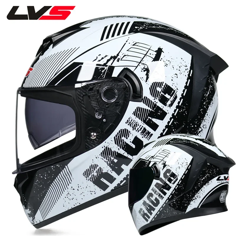 

Adult Full Face Helmet Motorcycle Helmet New Motorcycle Motorbike racing helmet double lens series