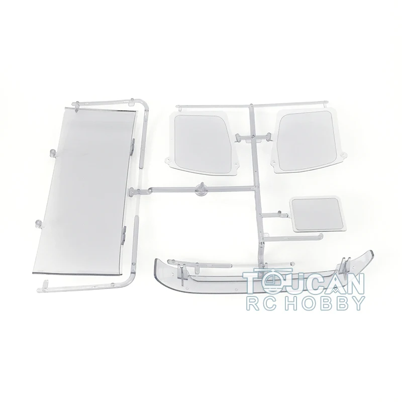 Plastic Window Windshield For Toucan RC 1/14 RC Tractor Truck Diy Model For1851 Th17050-Smt2