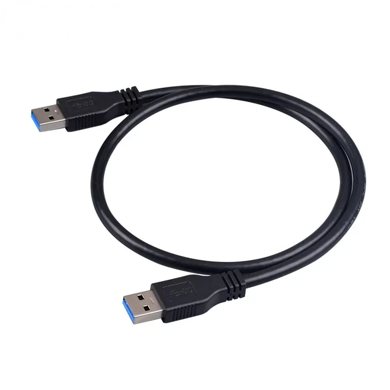 Kabel Data USB3.0 3 meter, kabel perangkat keras seluler kepala ganda A-A 5 meter, kabel Male-to-male USB 3.0 kecepatan tinggi