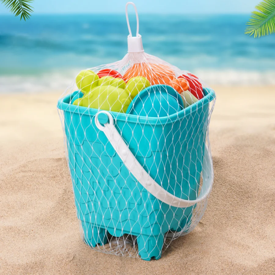 어린이 해변 장난감 세트, 모래 놀이, 파기 도구, 해변 양동이, 어린이를 위한 완벽한 여름 선물, 무작위 색상 및 스타일