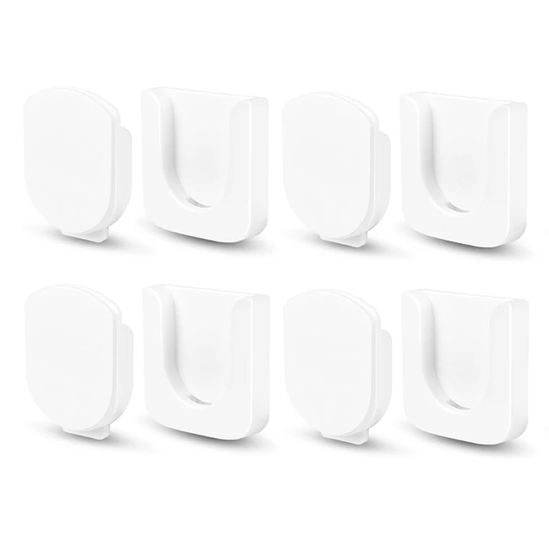 

Магнитный держатель для пульта дистанционного управления, настенное крепление, 4 пары органайзеров для пульта дистанционного управления, самоклеящееся хранилище для пульта дистанционного управления ТВ