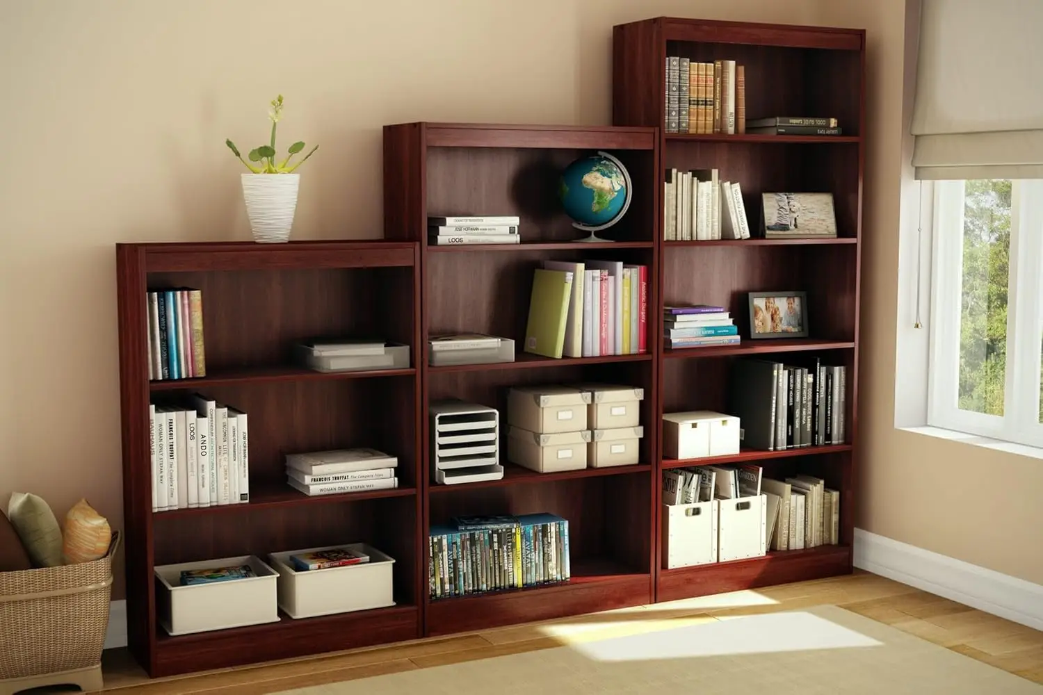 Shelf Bookcase - Royal Cherry