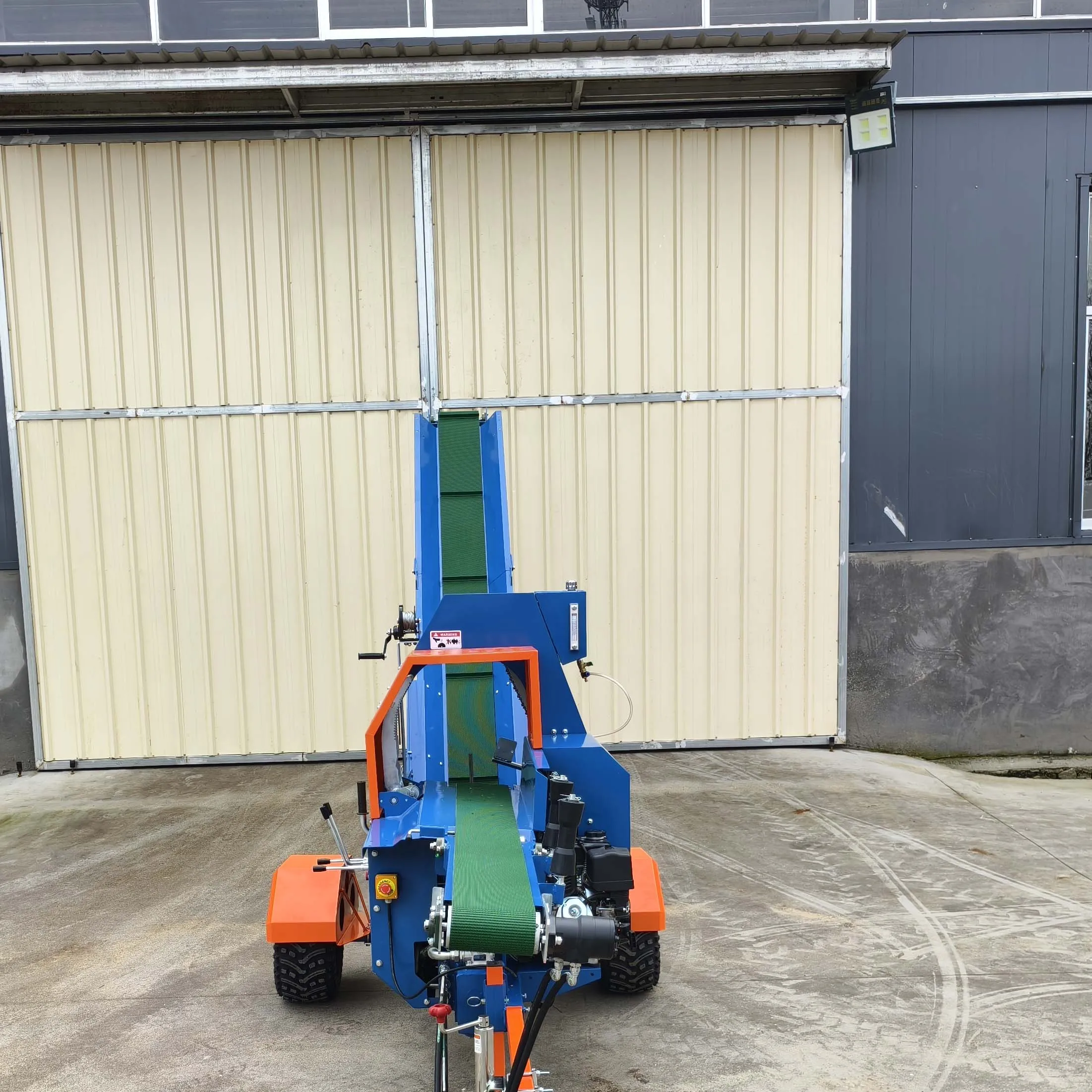 Customized Powered Agricultural Machinery Equipment Wood Log Cutting Machine Firewood Processor