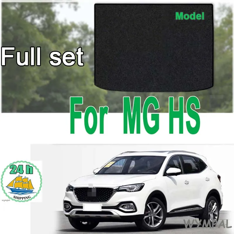 

Velour matsTrunk Mat For MG HS 2018-2024 Boot Cargo Liner Tray Trunk Tray Pad Accessories