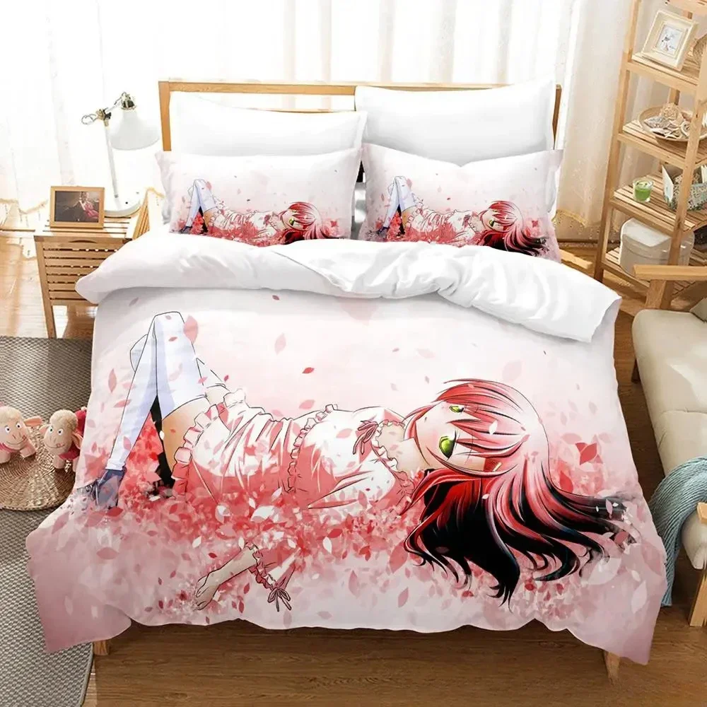 

Kawaii Anime Hayate the Combat Butler Bedding Set Single Twin Full Queen King Size Bed Set Adult Kid Bedroom Duvet cover Sets