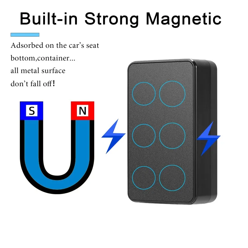 4G Tracking Device Person Car Position Tracker Strong Magnetic Waterproof Mini GPS Locator WIFI Ultra-Long Standby Tracker