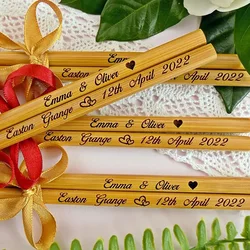 Personalized Chopsticks,Wedding Chopsticks,Save the date,Wedding Favors for Guests,Party gifts,Engraved Bamboo wood chopsticks