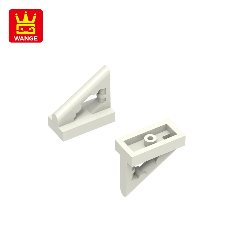 20Pcs/Lot 4865w Bevel Angle Railing Building Blocks MOC Construction Accessories Compatible with Brick Children Toys Gift Box