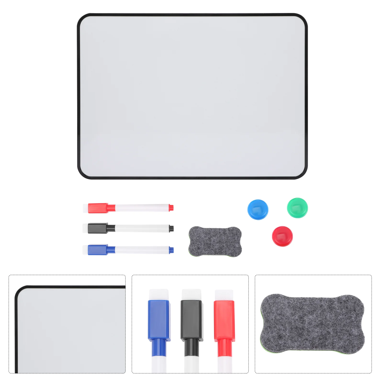 1 Set Dry Erase Magnetic Whiteboard A3 Magnetic White Board for Refrigerator