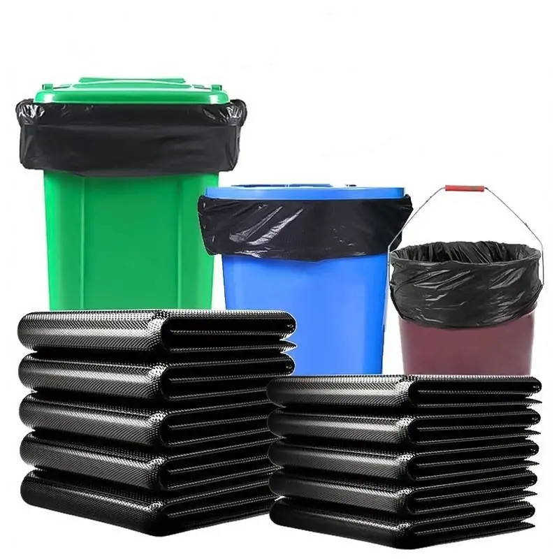 Extra Large Kitchen Thickened Waste Garbage Bag Property Hotel Kitchen Sanitation Commercial Black Thickened Large Garbage Bag