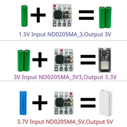 Mini High Efficiency Low Quiescent Synchronous PFM Step-up DC-DC Converter 1.2V 1.5V 2.5V 3.7V 4.2V To 3V 3.3V 5V Boost Module