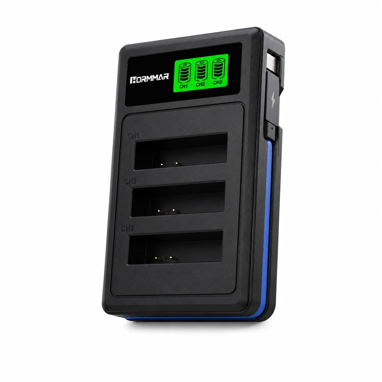 Li-90B Li-92B Charger for Olympus TG-6 TG-5 TG-4 TG-3 TG-2 TG-1 SH-1 SH-2 SH-60 SH-50 SP-100 3-Slot LCD Battery Charger
