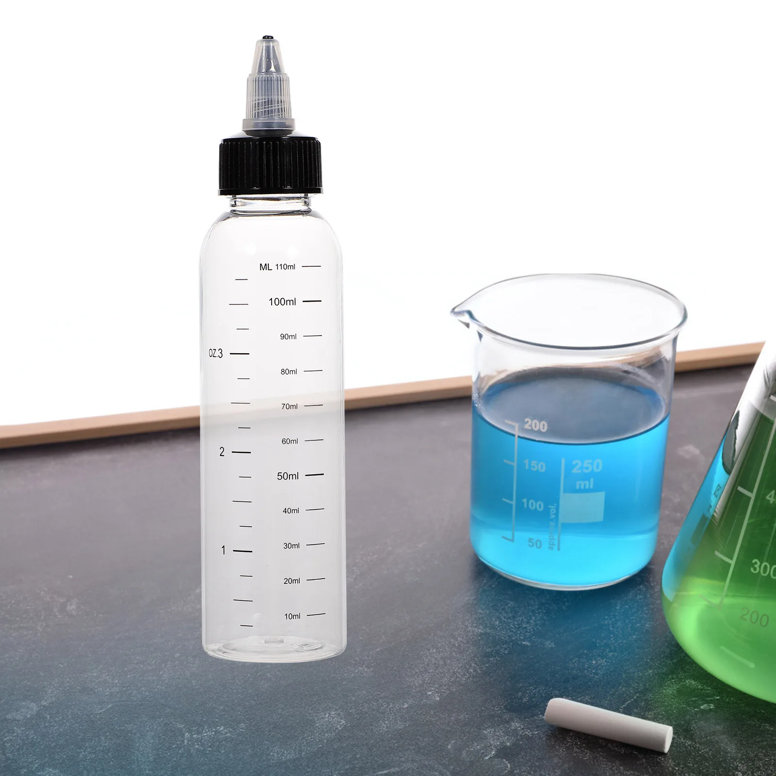 

12 Pcs Transparent Pointed-mouth Bottle Empty Bottles Liquid Clear Dispensing Squeeze Condiment Pet Material