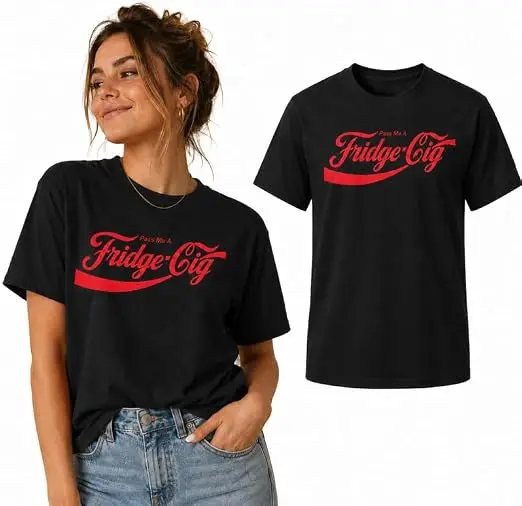 Gib mir eine Kühlschrankzigarette Lustiges Retro Vintage Unisex Grafik-T-Shirt Y2k Persönlichkeits-Schriftzüge Bedrucktes Casual-T-Shirt Raucher-Damenkleidung – Detail 10