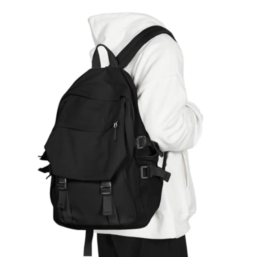 Casual Daypack upgraded version College Laptop Backpack for Men Women Water Resistant Lightweight School Bag Travel Rucksack fo