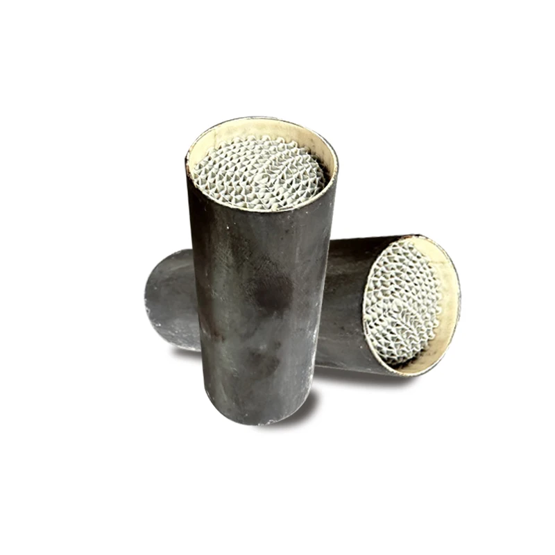 35x100mm Motorbike muffler with coating motorbike catalyst converter EURO5 6 Emission 200cpsi for clean exhaust