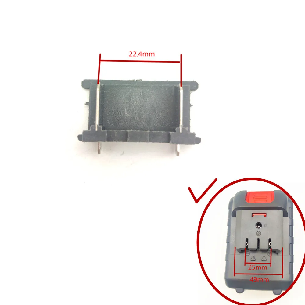 Elektronarzędzia Gniazdo akumulatora Złącze listwy zaciskowej Adapter Konwerter Metalowy do akcesoriów do wiertarek elektrycznych 12 V 16,8 V 18 V